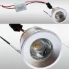 FARETTO A LED DA INCASSO FORO 25MM 1 LED 1W LUCE CALDO FREDDO PER INTERNO IP20