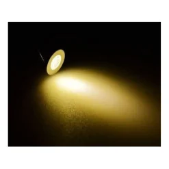 FARETTO A LED DA INCASSO FORO 25MM 1 LED 1W LUCE CALDO FREDDO PER INTERNO IP20