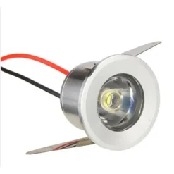 FARETTO A LED DA 1W PUNTO LUCE AD INCASSO BIANCO CALDO FREDDO 220V SET DA 10PZ