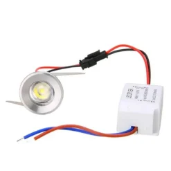 FARETTO A LED DA 1W PUNTO LUCE AD INCASSO BIANCO CALDO FREDDO 220V SET DA 10PZ