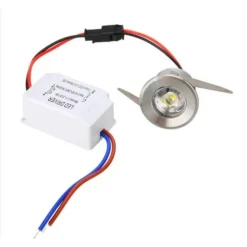 FARETTO A LED DA 1W PUNTO LUCE AD INCASSO BIANCO CALDO FREDDO 220V SET DA 10PZ