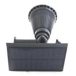 FARETTO A LED LUCE BIANCA CON PANNELLO A ENERGIA SOLARE PICCHETTO GIARDINO IP65