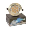 FARETTO A LED ORIENTABILE DA INCASSO WISDOM 7W CALDO E FREDDO PER CONTROSOFFITTA