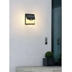 FARETTO APPLIQUE LED A PARETE CON PANNELLO SOLARE LUCE CALDA 3000K IP65 SO-A3-C