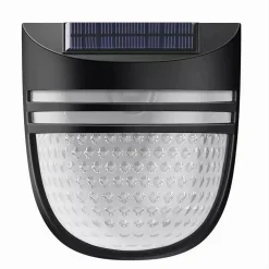 FARETTO APPLIQUE LED GIARDINO RICARICABILE 3 W CON PANNELLO SOLARE IP65 YH0613