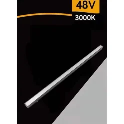 FARETTO BARRA LED 24W MAGNETICO COPERTURA OPACA BINARIO 48V LUCE 3000K 4000K SMD-24W