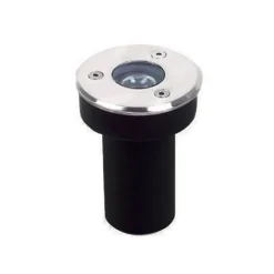 Faretto Calpestabile Incasso Terra Rotondo 1w LED BIANCO FREDDO E BIANCO CALDO