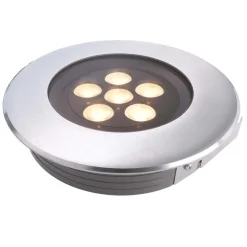 FARETTO CALPESTABILE INCASSO PAVIMENTO LED 11 W IP67 3000K SEGNAPASSI FORO 150MM
