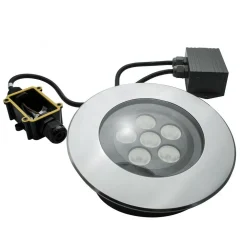 FARETTO CALPESTABILE INCASSO PAVIMENTO LED 11 W IP67 3000K SEGNAPASSI FORO 150MM