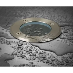 FARETTO DA INCASSO A PAVIMENTO ESTERNO LAMPADA DA TERRA SEGNAPASSI ATTACCO GU10 105-R108