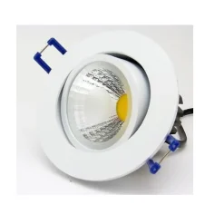 FARETTO DA INCASSO LED COB EPISTAR 3W RIFLETTORE BIANCO FREDDO E BIANCO CALDO