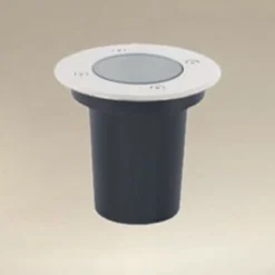 FARETTO DA INCASSO NERO LAMPADINA ATTACCO GU10 IN ALLUMINIO ACCIAIO ⌀120MM 33603