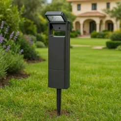 FARETTO DA TERRA PALETTO DA GIARDINO LUCE SOLARE 3 COLORI LUCE CCT 200 LM IP65 YH0804-3C