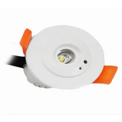 FARETTO EMERGENZA INCASSO 3W 1 LED COB ANTI BLACKOUT LUCE FREDDA 6500K NA05-SL-1