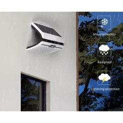 FARETTO ESTERNO FARO ENERGIA SOLARE LED ESTERNO 60 W SENSORE MOVIMENTO AB-TA173