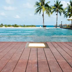 FARETTO FARO 3 LED SEGNAPASSI A INCASSO CALPESTABILE INTERNO ESTERNO 2W