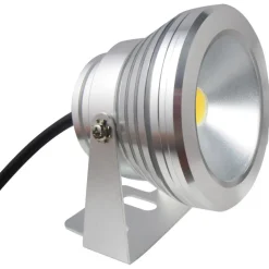 FARETTO FARO COB A LED BIANCO FREDDO 10W 12V PER ESTERNO IP65 IMPERMEABILE