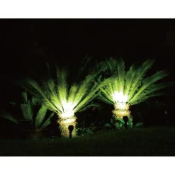 FARETTO FARO COB LED DA GIARDINO 5W WATT SUPPORTO PICCHETTO LUCE VERDE IP 65