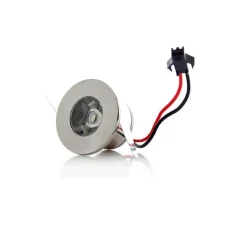 FARETTO INCASSO 1 LED 1W SPOT MINI LUCE BIANCO FREDDO PUNTO LUCE + DRIVER