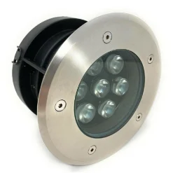 FARETTO INCASSO 7 W CALPESTABILE SEGNAPASSO IP67 LUCE 6500K 3000K 4000K ES08-7