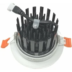 FARETTO INCASSO LED COB 20 W LUCE FREDDA 6500K CALDA 3000K NATURALE 4000K P-120