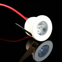 FARETTO INCASSO LED PUNTO LUCE 1W ROTONDO LUCE FREDDA CALDA CIELO STELLATO