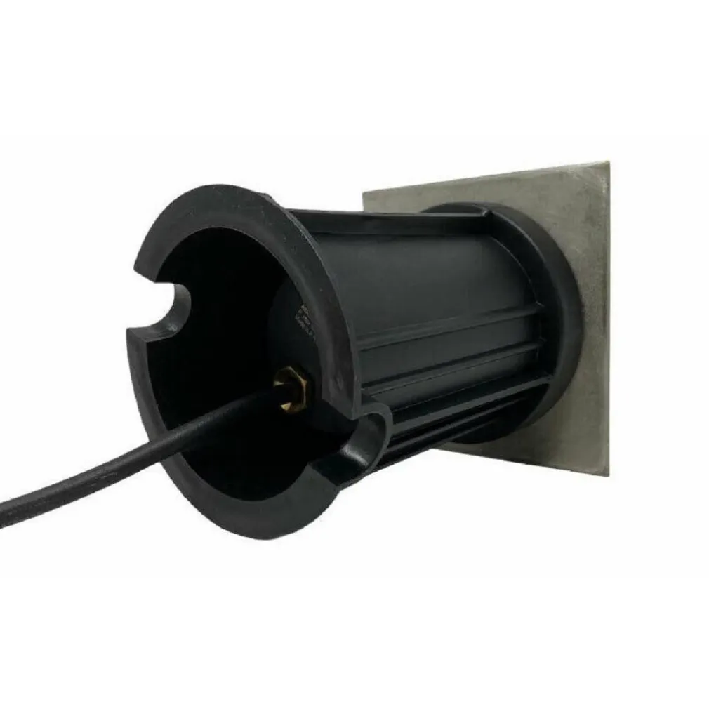 FARETTO INCASSO SEGNAPASSO QUADRATO LUCE GU10 CALPESTABILE ESTERNO GIARDINO ES13