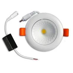 FARETTO INCASSO TONDO LED 6W LUCE FREDDA 6500K CALDA 3000K NATURALE 4000K P-72A