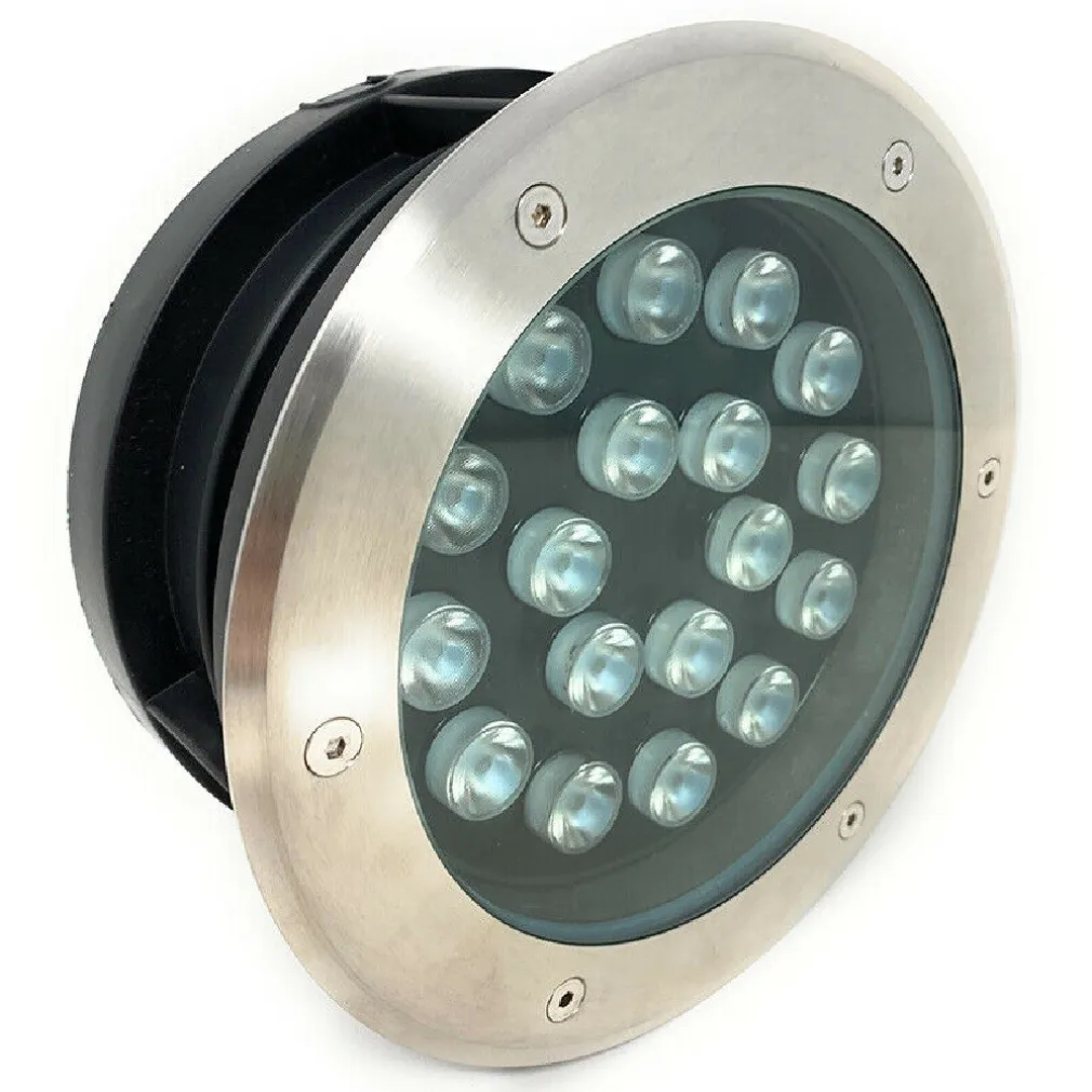FARETTO INCASSO 18W CALPESTABILE SEGNAPASSO IP67 LUCE 6500K 4000K 3000K ES08-18