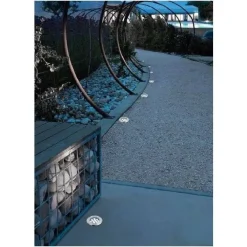 FARETTO INCASSO 12W CALPESTABILE SEGNAPASSO IP67 LUCE 6500K 3000K 4000K ES08-12