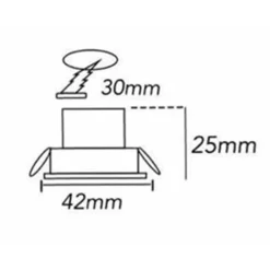 FARETTO LAMPADA A SOFFITTO LED DIAMANTE EFFETTO CRISTALLO 3W 5V LUCE RGB LS16-RGB