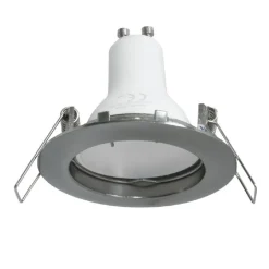 FARETTO LAMPADA LED 8 W LUCE 3000K 4000K 6000K INCASSO TONDO GU10 FORO 6 CM 220V