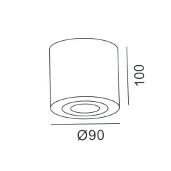 FARETTO LAMPADA SOFFITTO BAGNO VASCA BOX DOCCIA PORTALAMPADA GU10 IMPERMEABILE IP65