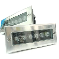 FARETTO LED A INCASSO 5 6 9 12 18 W SEGNAPASSO IMPERMEABILE INTERNO ESTERNO IP68