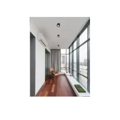 FARETTO LED A SUPERFICIE ORIENTABILE 7WATT LUCE NATURALE FREDDA IP20 NERO F-7W-N