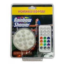 FARETTO LED AD IMMERSIONE PER PISCINE 13LED RGB MULTICOLORE CON TELECOMANDO IP68