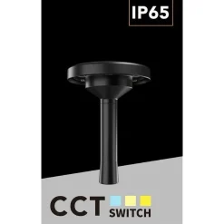 FARETTO LED CCT 3 TONALITÀ DI COLORE SOLARE RICARICABILE IMPERMEABILE IP65 FY-3C