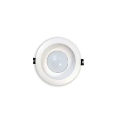 FARETTO LED CIRCLE INCASSO ALETTE PER SOFFITTO PARETE FARO 7W LUCE CALDA LAMPADA