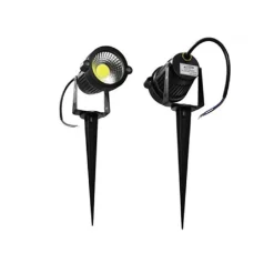 FARETTO LED COB 5 W PICCHETTO ESTERNO GIARDINO ES06 LUCE 4000K 6500K 3000K VERDE