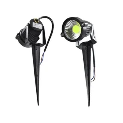 FARETTO LED COB 5 W PICCHETTO ESTERNO GIARDINO ES06 LUCE 4000K 6500K 3000K VERDE