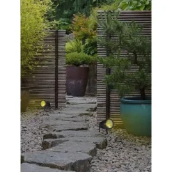 FARETTO LED COB 5 W PICCHETTO ESTERNO GIARDINO ES06 LUCE 4000K 6500K 3000K VERDE