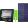 FARETTO LED ESTERNO CON PANNELLO ENERGIA SOLARE 800 W BATTERIA 12 ORE FARO IP67