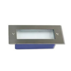 FARETTO LED INCASSO 3,5 WATT LUCE 6500K 3000K SEGNAPASSO PER ESTERNO IP65 ES37