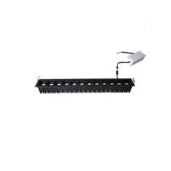 FARETTO LED INCASSO 24W SOFFITTO MODERNO NERO LUCE 6500K 4000K 3000K SPOT