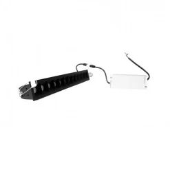 FARETTO LED INCASSO 24W SOFFITTO MODERNO NERO LUCE 6500K 4000K 3000K SPOT