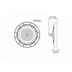FARETTO LED UFO LAMPADA A SOSPENSIONE 100 WATT IP65 LUCE NATURALE 4000K HE-100W