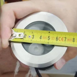 FARETTO LED 24V RGBW CALPESTABILE INCASSO 65MM IP68 SEGNAPASSI 9 W RGB 4000K DMX