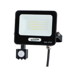 FARETTO LED 30W CON SENSORE MOVIMENTO PROIETTORE DA ESTERNO LUCE 6500K IP65 EK05-SEN-30