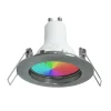 FARETTO LED 6W INCASSO 6 CM TONDO RGB+6000K RGBW GU10 EFFETTI LUCE COLORATA 230V