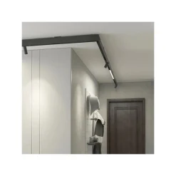 FARETTO LED 14W NERO MAGNETICO PER BINARIO MONOFASE 48V LUCE 3000K 4000K COB-14W